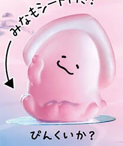 Yawaraka Ika? 2 Soft Squid Mochi Figure Gacha Gashapon Complete Set