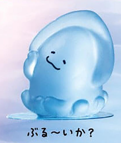 Yawaraka Ika? 2 Soft Squid Mochi Figure Gacha Gashapon Complete Set