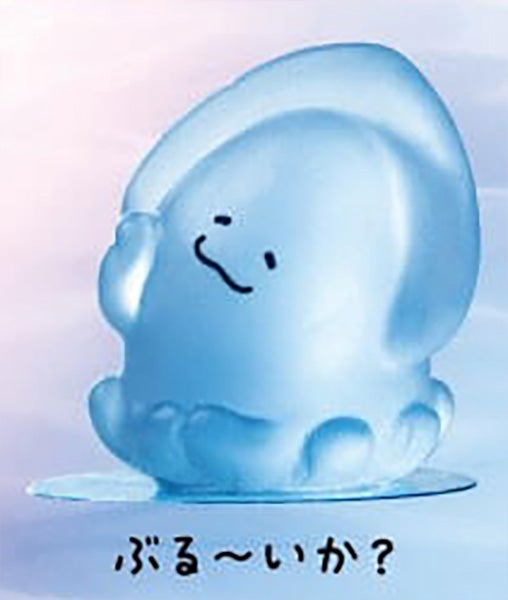 Yawaraka Ika? 2 Soft Squid Mochi Figure Gacha Gashapon Complete Set