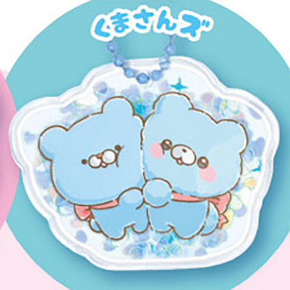 Sukutto Tatchi-san & Otoboke Kuma-san Puku Shaka Keychain Gacha Gashapon Complete Set