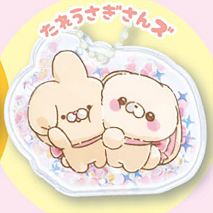 Sukutto Tatchi-san & Otoboke Kuma-san Puku Shaka Keychain Gacha Gashapon Complete Set