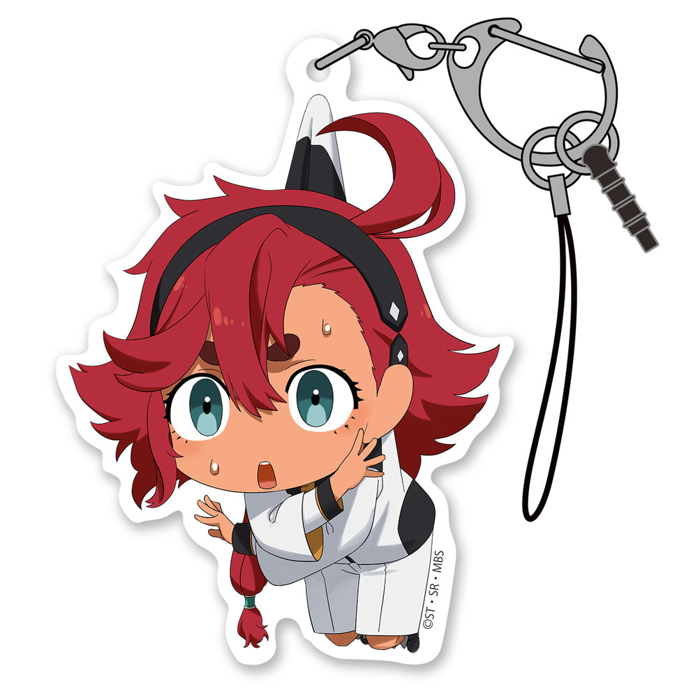 Mobile Suit Gundam: The Witch from Mercury - Suletta Mercury - Tsumamare Pinched Acrylic Strap Keychain