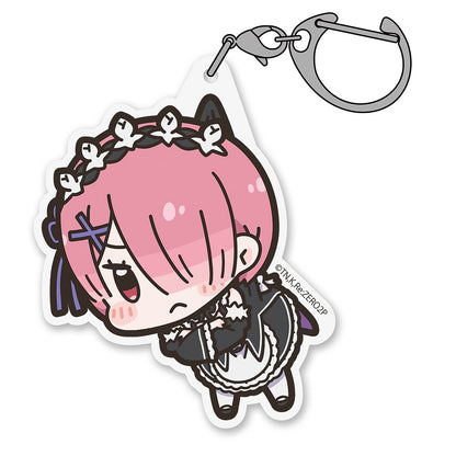 Re:Zero Starting Life in Another World - Ram - Tsumamare Pinched Acrylic Strap Keychain