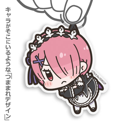 Re:Zero Starting Life in Another World - Ram - Tsumamare Pinched Acrylic Strap Keychain
