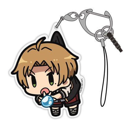 Mushoku Tensei Jobless Reincarnation - Rudeus - Tsumamare Pinched Acrylic Strap Keychain