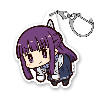 Frieren: Beyond Journey's End - Fern Winter Uniform Ver. - Tsumamare Pinched Acrylic Strap Keychain