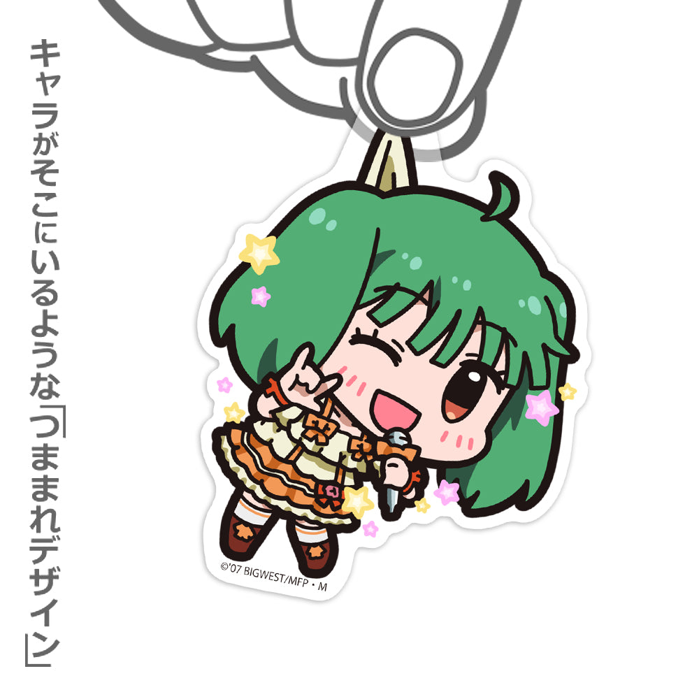 Macross F - Ranka Lee - Tsumamare Pinched Acrylic Strap Keychain
