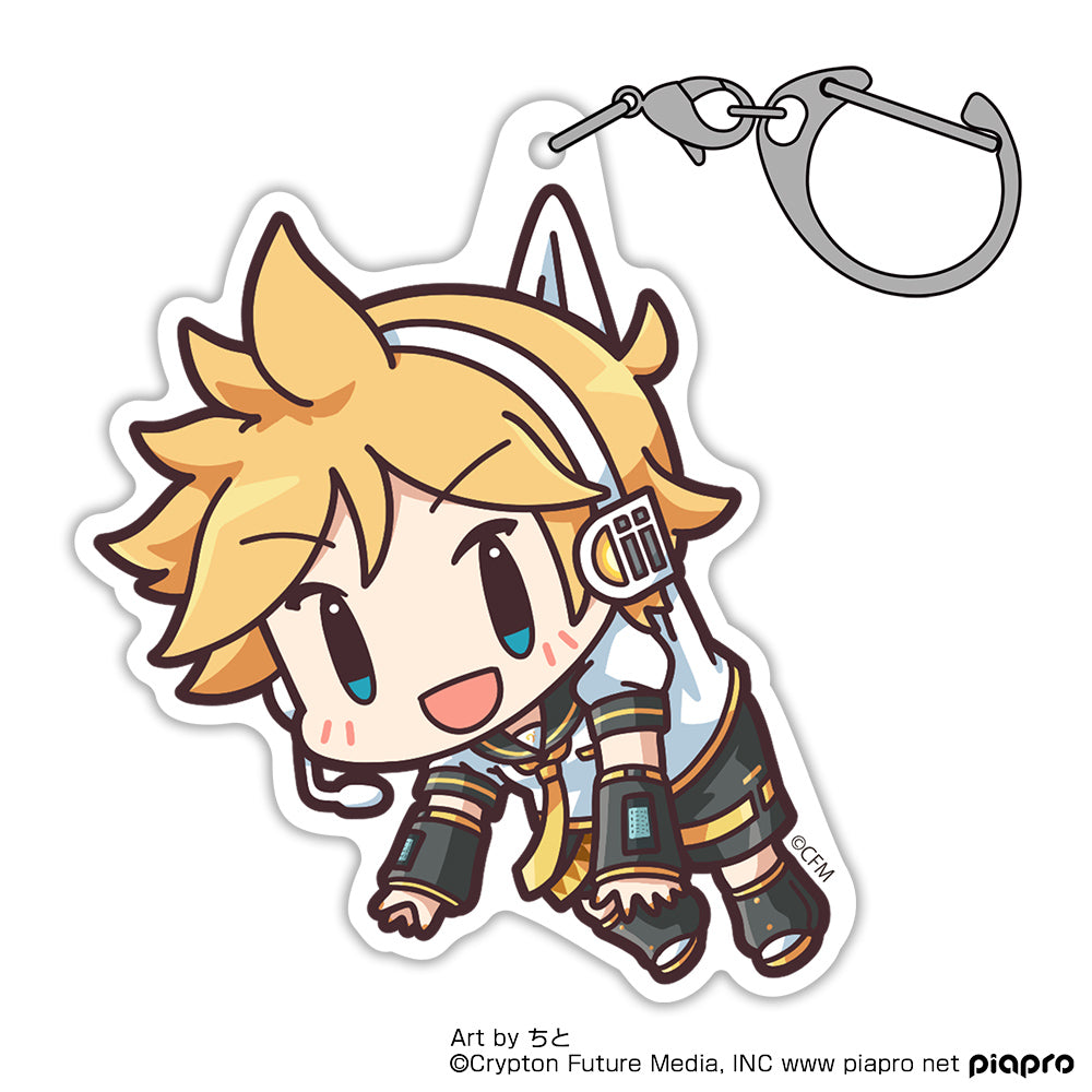 Vocaloid - Kagamine Len - Tsumamare Pinched Acrylic Strap Keychain