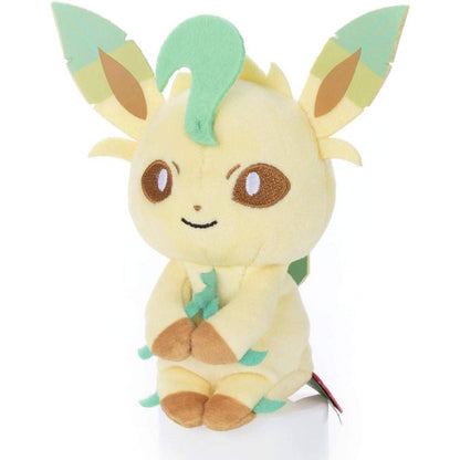 Pokemon Chokkori-san Plush - Leafeon - Takara Tomy Arts