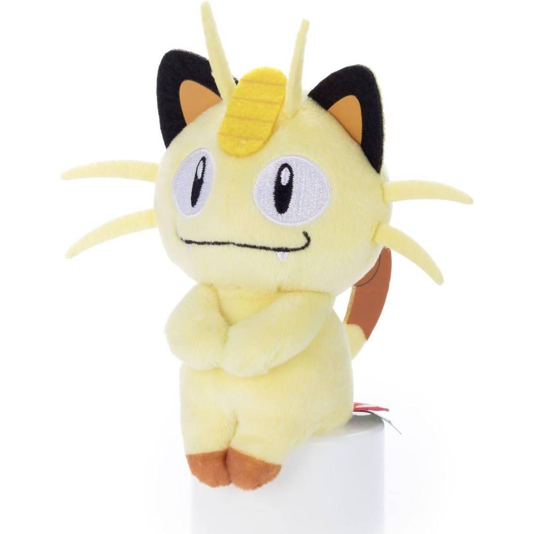 Pokemon Chokkori-san Plush - Meowth - Takara Tomy Arts