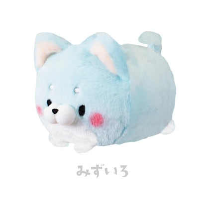 Korokoro Shiba-wan Pastel Kawaii Shiba Inu Mochi Plush Sky Blue