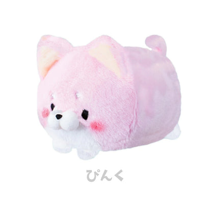 Korokoro Shiba-wan Pastel Kawaii Shiba Inu Mochi Plush Pink