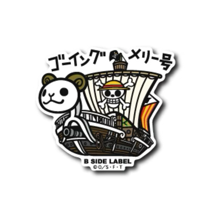 Official One Piece B-Side Label Japan Sticker - Going Merry