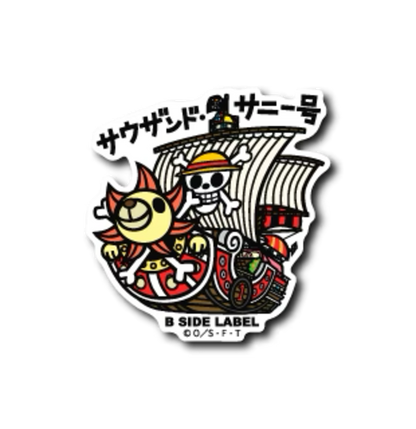 Official One Piece B-Side Label Japan Sticker - Thousand Sunny