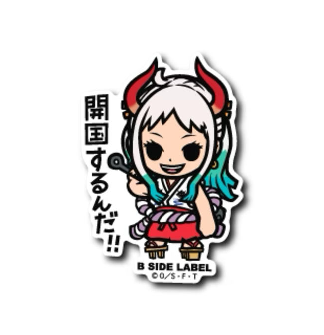 Official One Piece B-Side Label Japan Sticker - Yamato