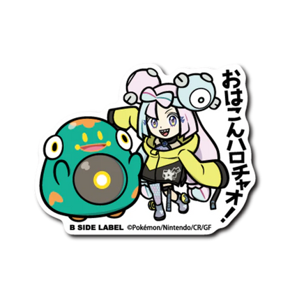 Official Pokemon B-Side Label Japan Sticker - Iono & Bellibolt