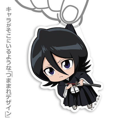 BLEACH - Kuchiki Rukia - Tsumamare Pinched Acrylic Strap Keychain - KEY-COS-0013