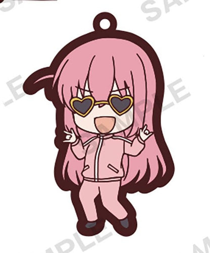 Bocchi the Rock! Lots of Bocchi - chan Capsule Rubber Strap Keychain Gashapon Complete Set Gacha - GPN-BSH-0034SET