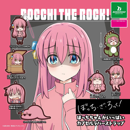 Bocchi the Rock! Lots of Bocchi - chan Capsule Rubber Strap Keychain Gashapon Complete Set Gacha - GPN-BSH-0034SET