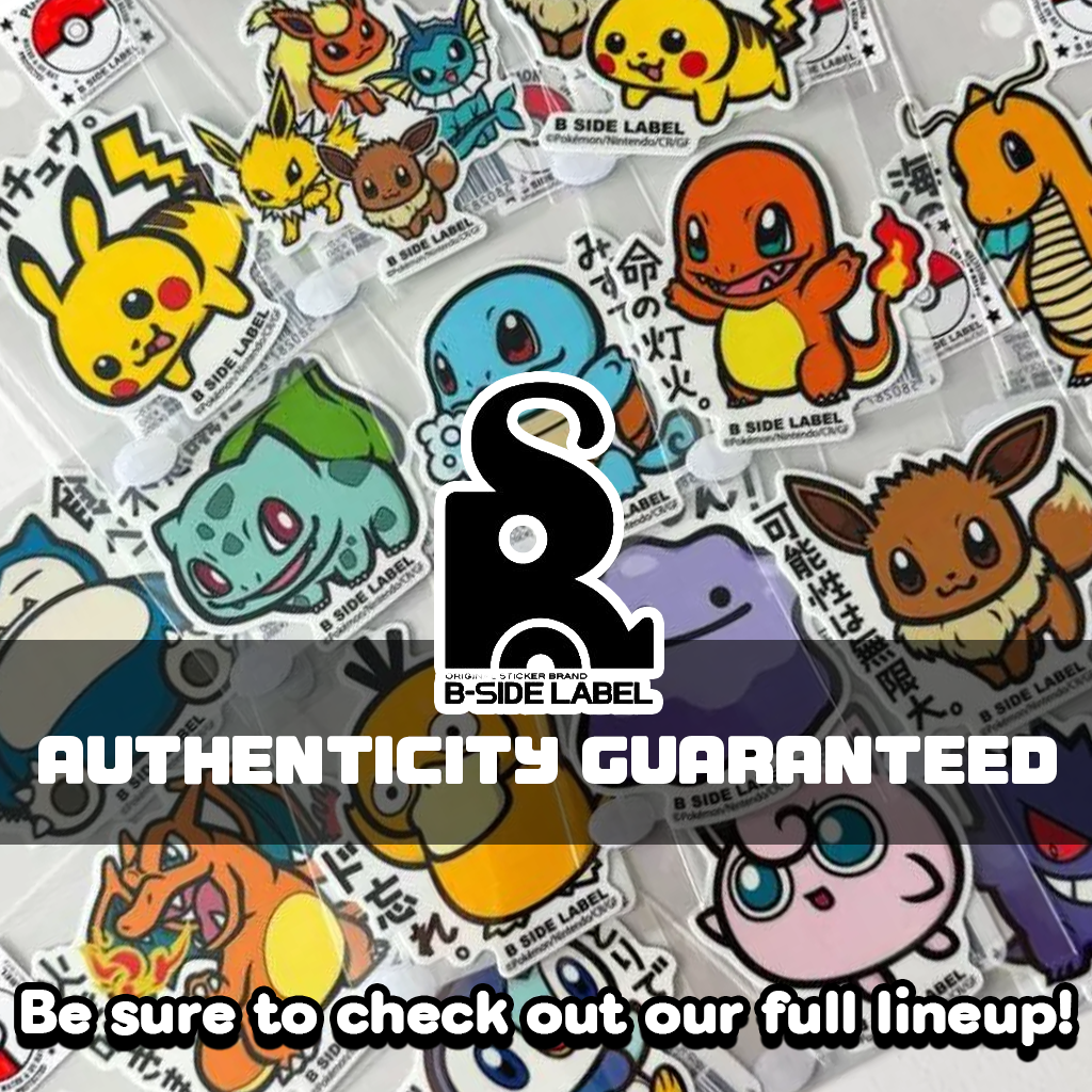 Official Pokemon B-Side Label Japan Sticker - Acerola & Mimikyu