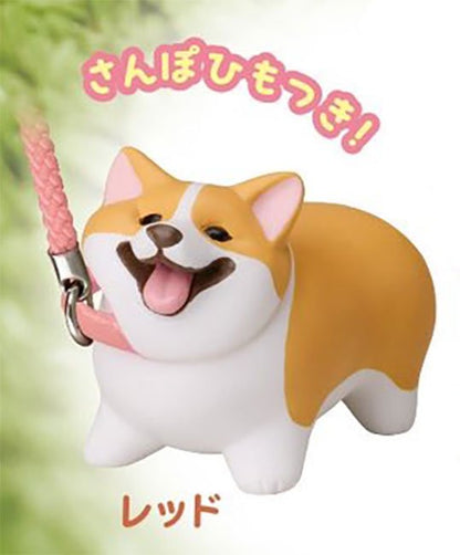 Corgi Walkies Corgi Sanpo Mini Dog Figure Gashapon Complete Set Gacha - GPN-STA-0028SET