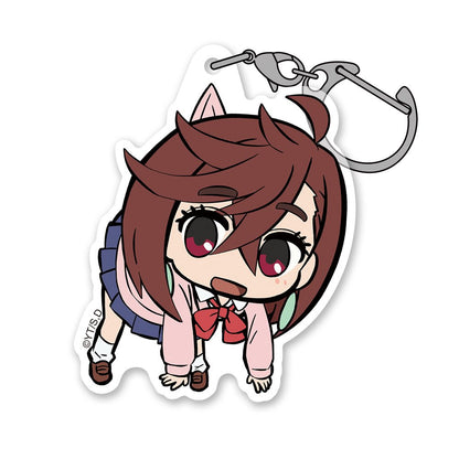 Dandadan - Momo - Tsumamare Pinched Acrylic Strap Keychain - KEY-COS-0070