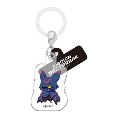 Digimon Beatbreak Flat Mejirushi Marker Accessory Acrylic Keychain Charm Gashapon Complete Set Gacha - GPN-BAN-0054SET