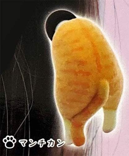 Earplug Cat Flocky Ver. Fuzzy Kitty Butt Ear Accessory Gashapon Complete Set Gacha - GPN-LQL-0001SET