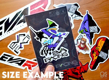 Evangelion EVA Racing Official Vinyl Sticker - EVA - R Large Logo - STK-GEN-0015
