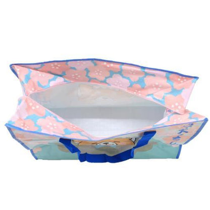 Faithful Dog Mochishiba Large Souvenir Eco Tote Bag - Mount Fuji Onsen Ver - SK Japan - BAG-SKJ-0003