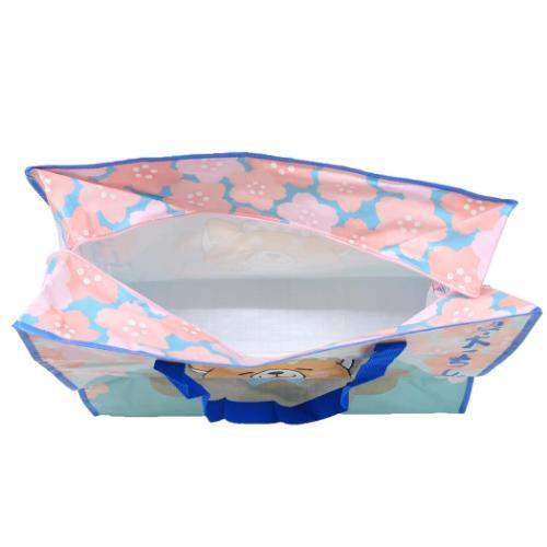 Faithful Dog Mochishiba Large Souvenir Eco Tote Bag - Mount Fuji Onsen Ver - SK Japan - BAG-SKJ-0003