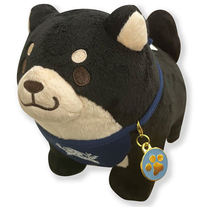 Faithful Dog Mochishiba Plush w/ Charm - Goma - SK Japan - PLU-SKJ-0010