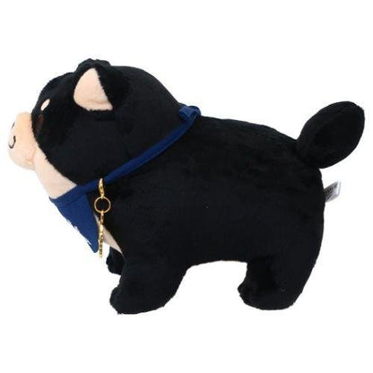 Faithful Dog Mochishiba Plush w/ Charm - Goma - SK Japan - PLU-SKJ-0010