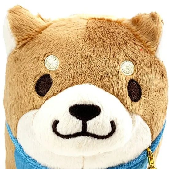 Faithful Dog Mochishiba Plush w/ Charm - Monaka - SK Japan - PLU-SKJ-0009