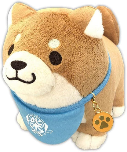 Faithful Dog Mochishiba Plush w/ Charm - Monaka - SK Japan - PLU-SKJ-0009