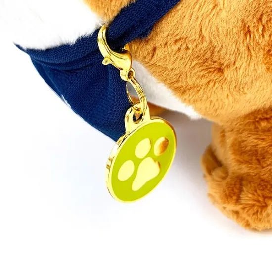 Faithful Dog Mochishiba Plush w/ Charm - Okaka - SK Japan - PLU-SKJ-0007