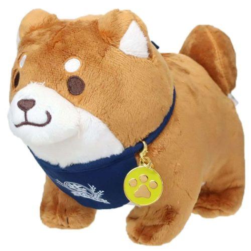 Faithful Dog Mochishiba Plush w/ Charm - Okaka - SK Japan - PLU-SKJ-0007