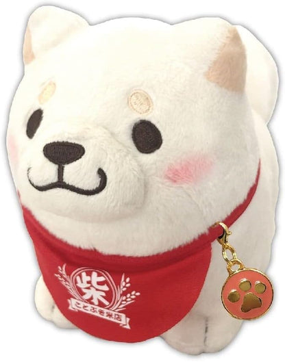 Faithful Dog Mochishiba Plush w/ Charm - Ume - SK Japan - PLU-SKJ-0006