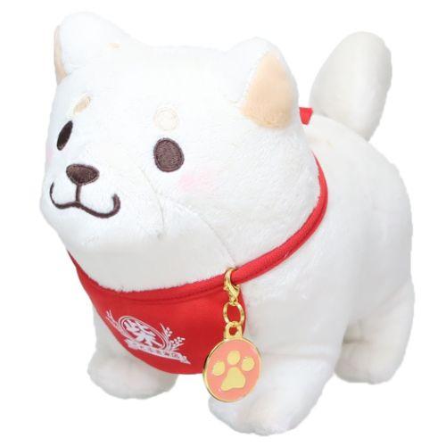 Faithful Dog Mochishiba Plush w/ Charm - Ume - SK Japan - PLU-SKJ-0006