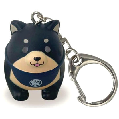 Faithful Dog Mochishiba Sofubi Soft Vinyl Figure Mascot Keychain - Goma - SK Japan - KEY-SKJ-0005