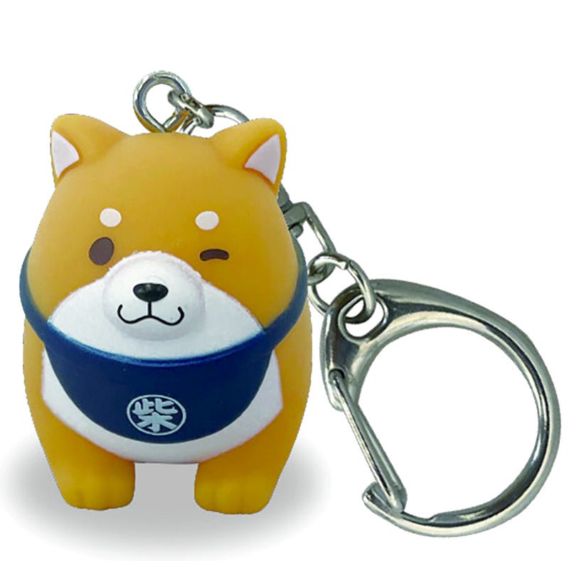 Faithful Dog Mochishiba Sofubi Soft Vinyl Figure Mascot Keychain - Okaka - SK Japan - KEY-SKJ-0004
