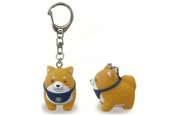 Faithful Dog Mochishiba Sofubi Soft Vinyl Figure Mascot Keychain - Okaka - SK Japan - KEY-SKJ-0004