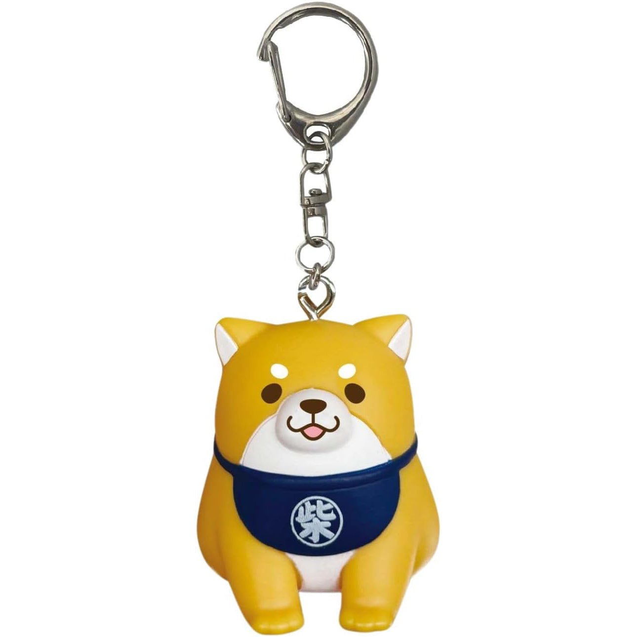 Faithful Dog Mochishiba Sofubi Soft Vinyl Figure Mascot Keychain - Sitting Okaka - SK Japan - KEY-SKJ-0001