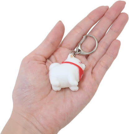 Faithful Dog Mochishiba Sofubi Soft Vinyl Figure Mascot Keychain - Ume - SK Japan - KEY-SKJ-0003