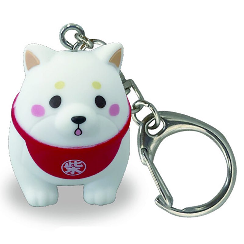 Faithful Dog Mochishiba Sofubi Soft Vinyl Figure Mascot Keychain - Ume - SK Japan - KEY-SKJ-0003
