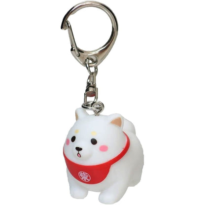 Faithful Dog Mochishiba Sofubi Soft Vinyl Figure Mascot Keychain - Ume - SK Japan - KEY-SKJ-0003