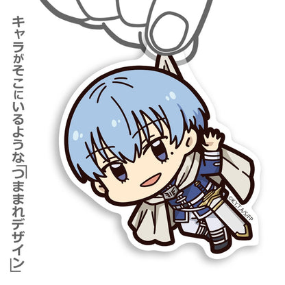 Frieren: Beyond Journey's End - Himmel - Tsumamare Pinched Acrylic Strap Keychain - KEY-COS-0044