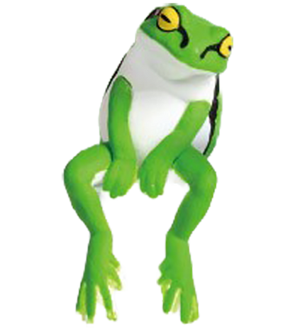 Fuchiyasumi Tree Frog Lounging Mini Figure Gashapon Complete Set Gacha - GPN-YEL-0036SET