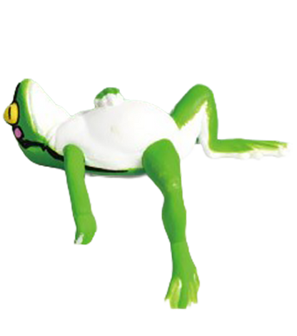 Fuchiyasumi Tree Frog Lounging Mini Figure Gashapon Complete Set Gacha - GPN-YEL-0036SET