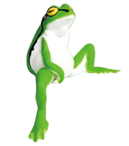 Fuchiyasumi Tree Frog Lounging Mini Figure Gashapon Complete Set Gacha - GPN-YEL-0036SET